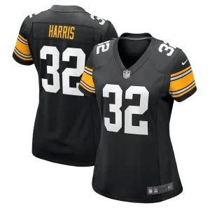 Franco harris pittsburgh steelers nike womens alternate retired player jersey Black