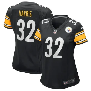 Franco harris pittsburgh steelers nike womens game retired player jersey Black