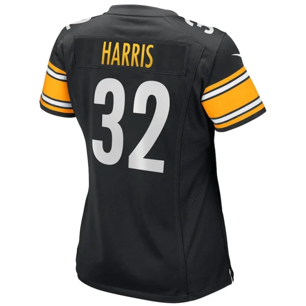 Franco harris pittsburgh steelers nike womens game retired player jersey Black L