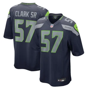 Frank clark seattle seahawks nike game jersey College navy