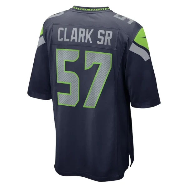 Frank clark seattle seahawks nike game jersey College navy L