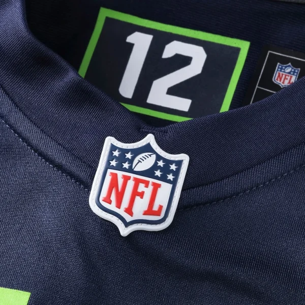 Frank clark seattle seahawks nike game jersey College navy XL