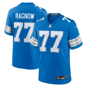 Frank ragnow detroit lions nike team game jersey Blue