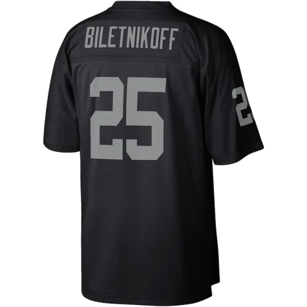 Fred biletnikoff las vegas raiders mitchell ness legacy replica jersey Black L
