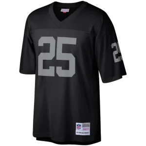 Fred biletnikoff las vegas raiders mitchell ness retired player legacy replica jersey Black M