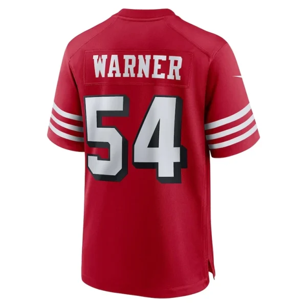 Fred warner san francisco 49ers nike alternate game jersey Scarlet L