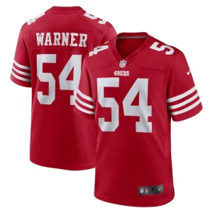 Fred warner san francisco 49ers nike player game jersey Scarlet