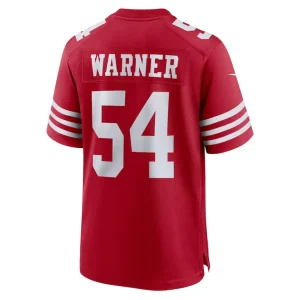 Fred warner san francisco 49ers nike player game jersey Scarlet L