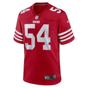 Fred warner san francisco 49ers nike player game jersey Scarlet M