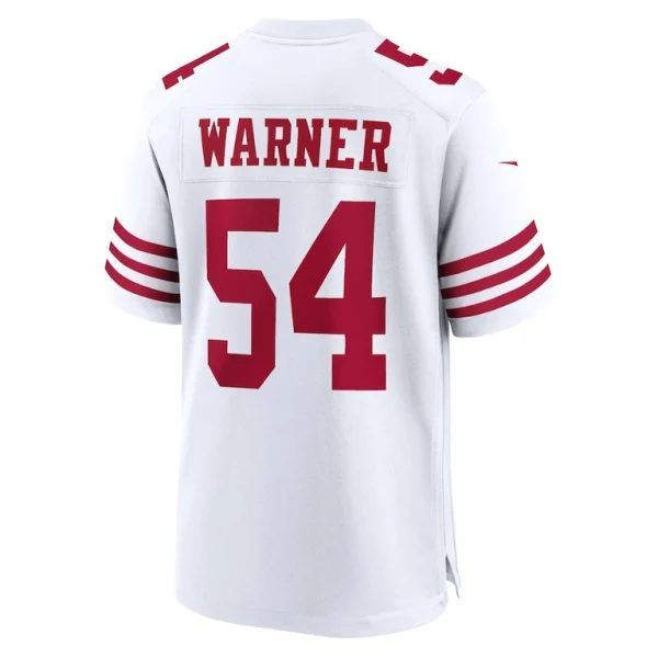 Fred warner san francisco 49ers nike player game jersey White L