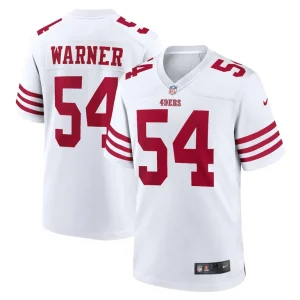 Fred warner san francisco 49ers nike team game player jersey White