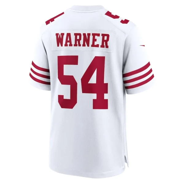 Fred warner san francisco 49ers nike team game player jersey White L