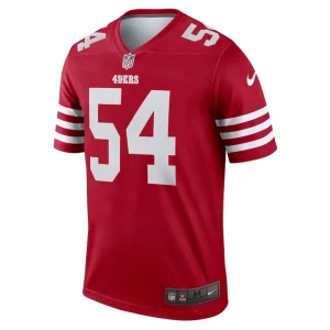 Fred warner san francisco 49ers nike team legend player performance top Scarlet M