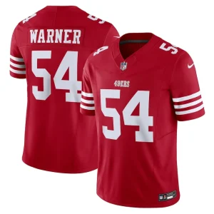 Fred warner san francisco 49ers nike vapor f.u.s.e. limited jersey Scarlet