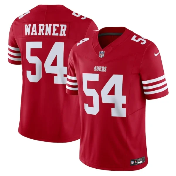 Fred warner san francisco 49ers nike vapor f.u.s.e. limited jersey Scarlet