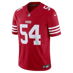 Fred warner san francisco 49ers nike vapor f.u.s.e. limited jersey Scarlet M