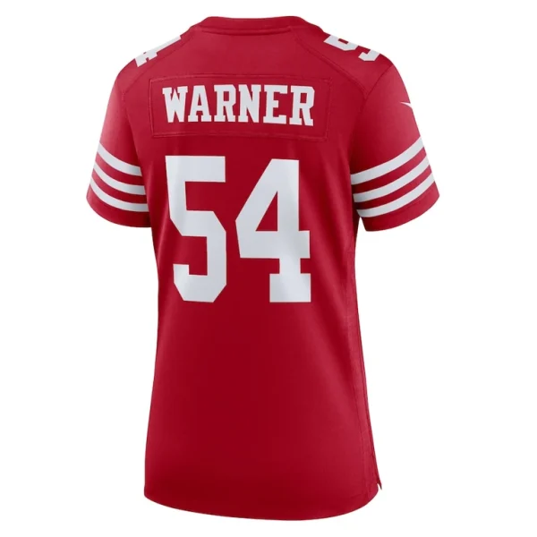 Fred warner san francisco 49ers nike womens game player jersey Scarlet L