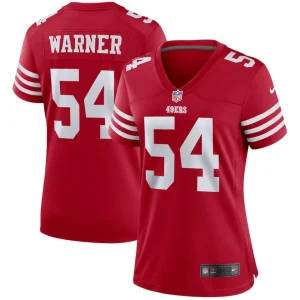 Fred warner san francisco 49ers nike womens player jersey Scarlet