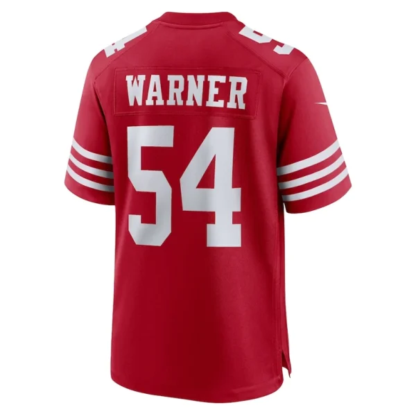 Fred warner san francisco 49ers nike womens team game player jersey Scarlet L