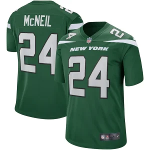 Freeman mcneil new york jets nike game retired player jersey Gotham green