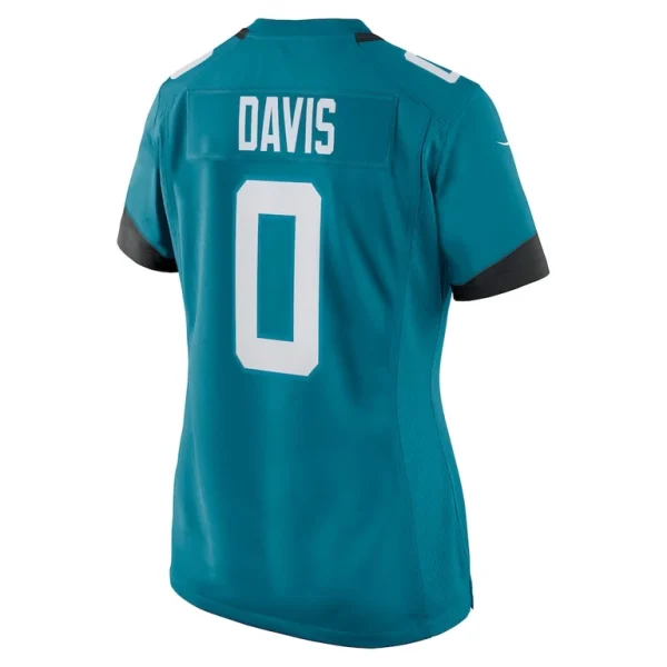 Gabe davis jacksonville jaguars nike womens team game player jersey Teal L