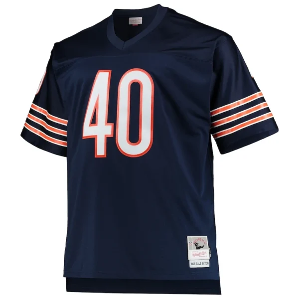 Gale sayers chicago bears mitchell ness big tall 1969 retired player replica jersey Navy 3XB