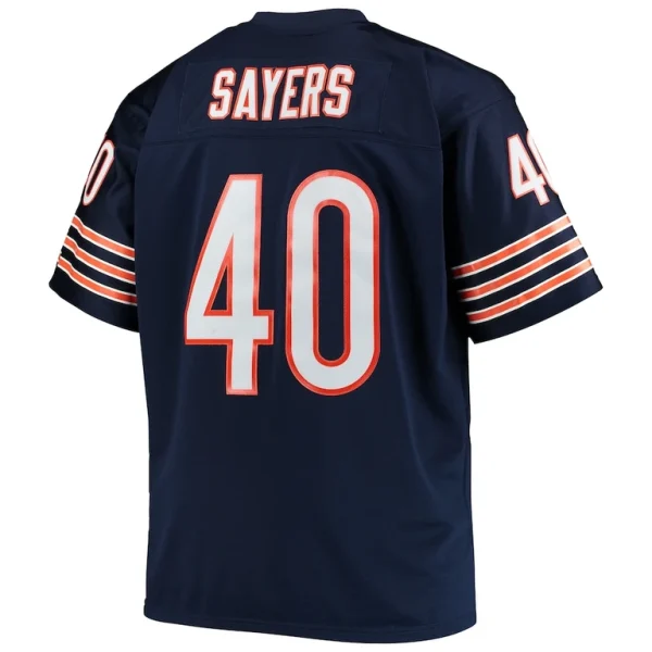 Gale sayers chicago bears mitchell ness big tall 1969 retired player replica jersey Navy 4XB