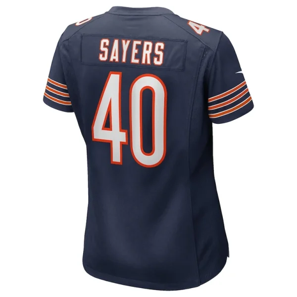 Gale sayers chicago bears nike womens game retired player jersey Navy L