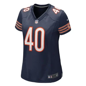 Gale sayers chicago bears nike womens game retired player jersey Navy M