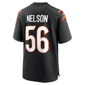 Garrett nelson cincinnati bengals nike game jersey Black L