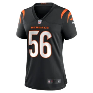 Garrett nelson cincinnati bengals nike womens game jersey Black M