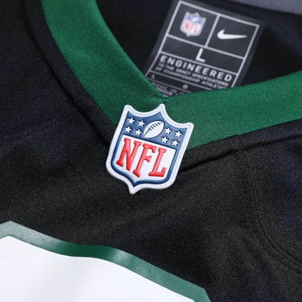 Garrett wilson new york jets nike alternate game jersey Legacy black XL