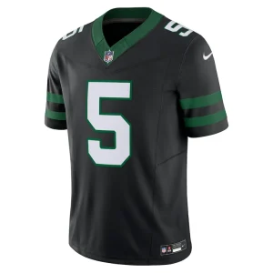 Garrett wilson new york jets nike alternate vapor f.u.s.e. limited jersey Legacy black M