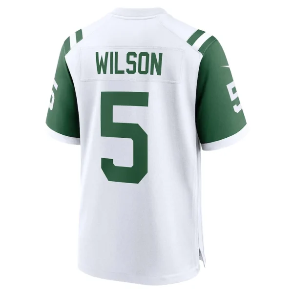 Garrett wilson new york jets nike classic alternate game jersey White L