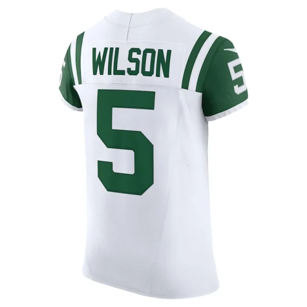Garrett wilson new york jets nike classic alternate vapor f.u.s.e. elite jersey White 48