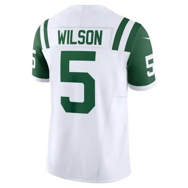 Garrett wilson new york jets nike classic alternate vapor f.u.s.e. limited jersey White L