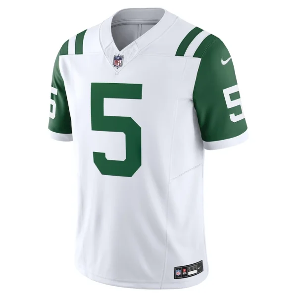 Garrett wilson new york jets nike classic alternate vapor f.u.s.e. limited jersey White M
