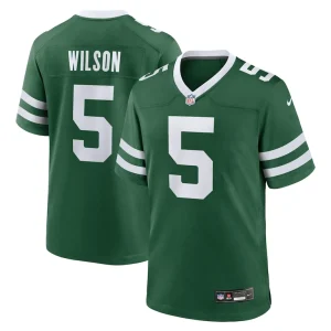 Garrett wilson new york jets nike game jersey Legacy green