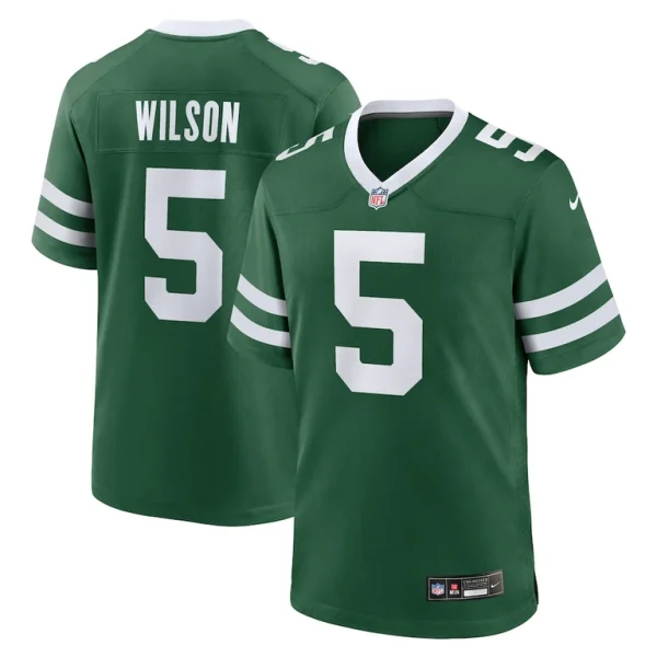 Garrett wilson new york jets nike game jersey Legacy green