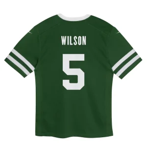 Garrett wilson new york jets nike infant game jersey Legacy green 24 MO