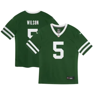 Garrett wilson new york jets nike infant game jersey Legacy green