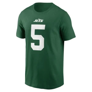 Garrett wilson new york jets nike name number t shirt Green M
