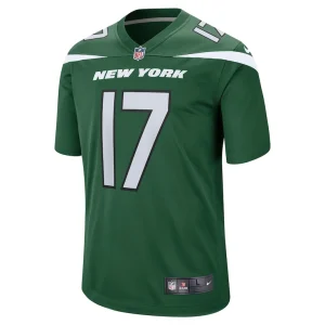 Garrett wilson new york jets nike player game jersey Green M