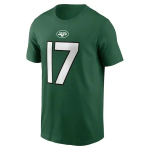 Garrett wilson new york jets nike player name number t shirt Green M
