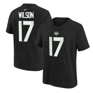 Garrett wilson new york jets nike preschool player name number t shirt Black