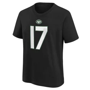 Garrett wilson new york jets nike preschool player name number t shirt Black 56
