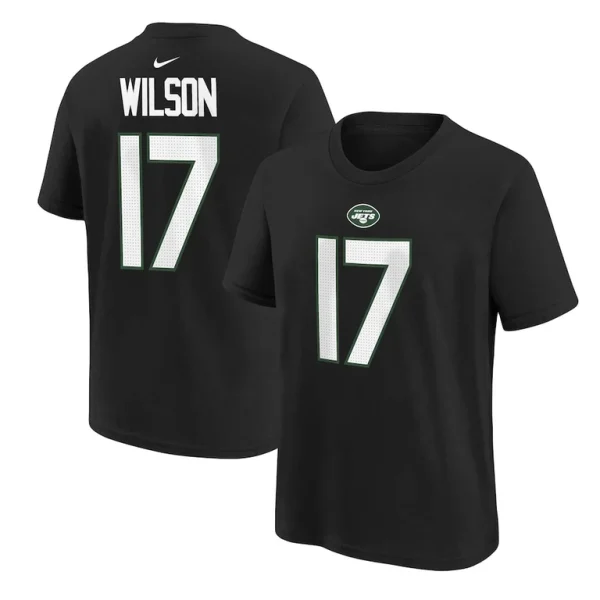 Garrett wilson new york jets nike preschool player name number t shirt Black