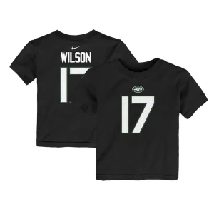 Garrett wilson new york jets nike toddler player name number t shirt Black