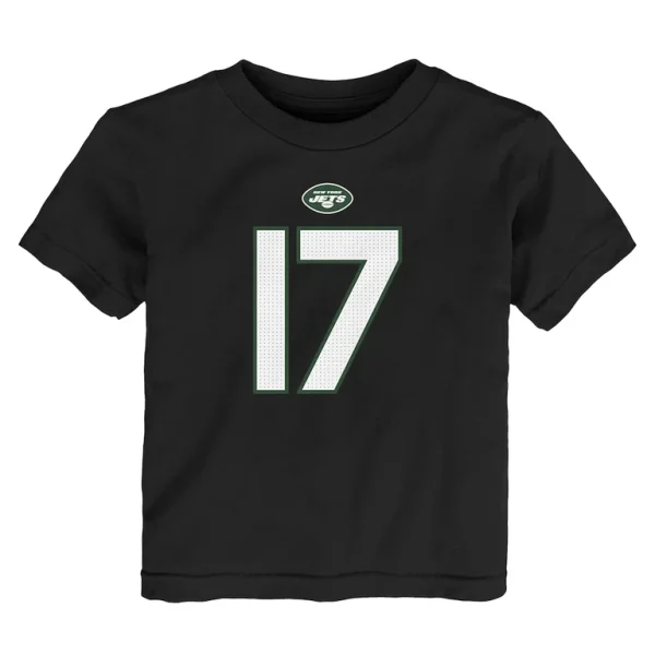 Garrett wilson new york jets nike toddler player name number t shirt Black 3T