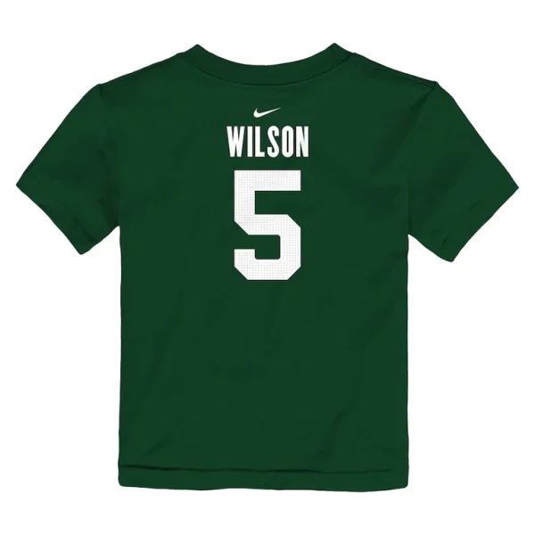Garrett wilson new york jets nike toddler player name number t shirt Green 4T